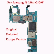 Papan Utama Asli Mother Board Mainboard Motherboard untuk Samsung S5 Mini G800F Europea Versi-Intl