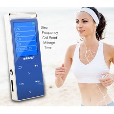 Asli RUIZU D01 MP4 Player 8g Layar Touch Key Semua Aluminium Alloy Music Player Speaker Video Pedo Meter Perekam E-Book Video-Intl
