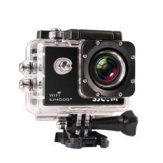 Asli SJCAM SJ4000 + PLUS Wifi Olahraga Aksi Tahan Air Kamera DV BK-Intl