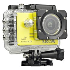 Asli SJCAM SJ5000X 4 K WIFI 2 Inches LCD Tampilan 170 Derajat Sudut Pandang Lebar 12.0 Megapixel Sport DV dengan NTK96660 Novatek dan Sensor Gambar CMOS (Elite Edition) (KUNING)