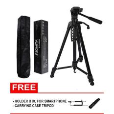 ORIGINAL Tripod Kamera DSRL, Kamera Digital, Video Kamera, Kamera Action GoPro, HP Smartphone Somita