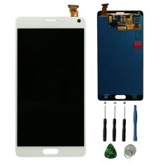 Asli Putih Layar LCD Sentuh Digitizer Layar untuk Samsung Galaxy Note 4 N910F N910A N910P N910T-Internasional
