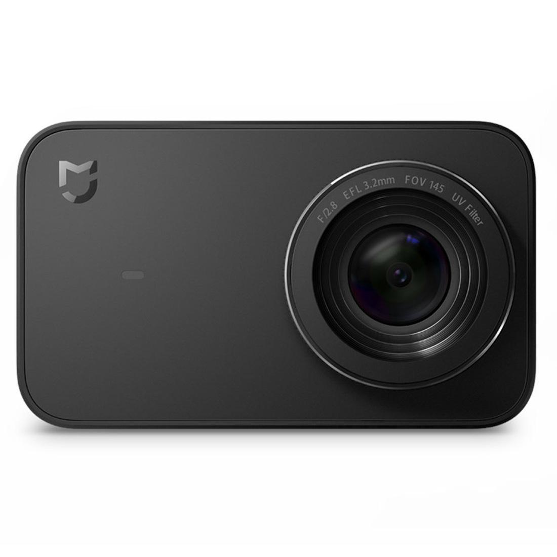 Original Xiaomi Mijia Small Camera Ultra HD 4K WiFi Action Camera, 2.4 inch Touch Screen, 145 Degree Wide Angle Lens, Support Bluetooth(Black) - intl