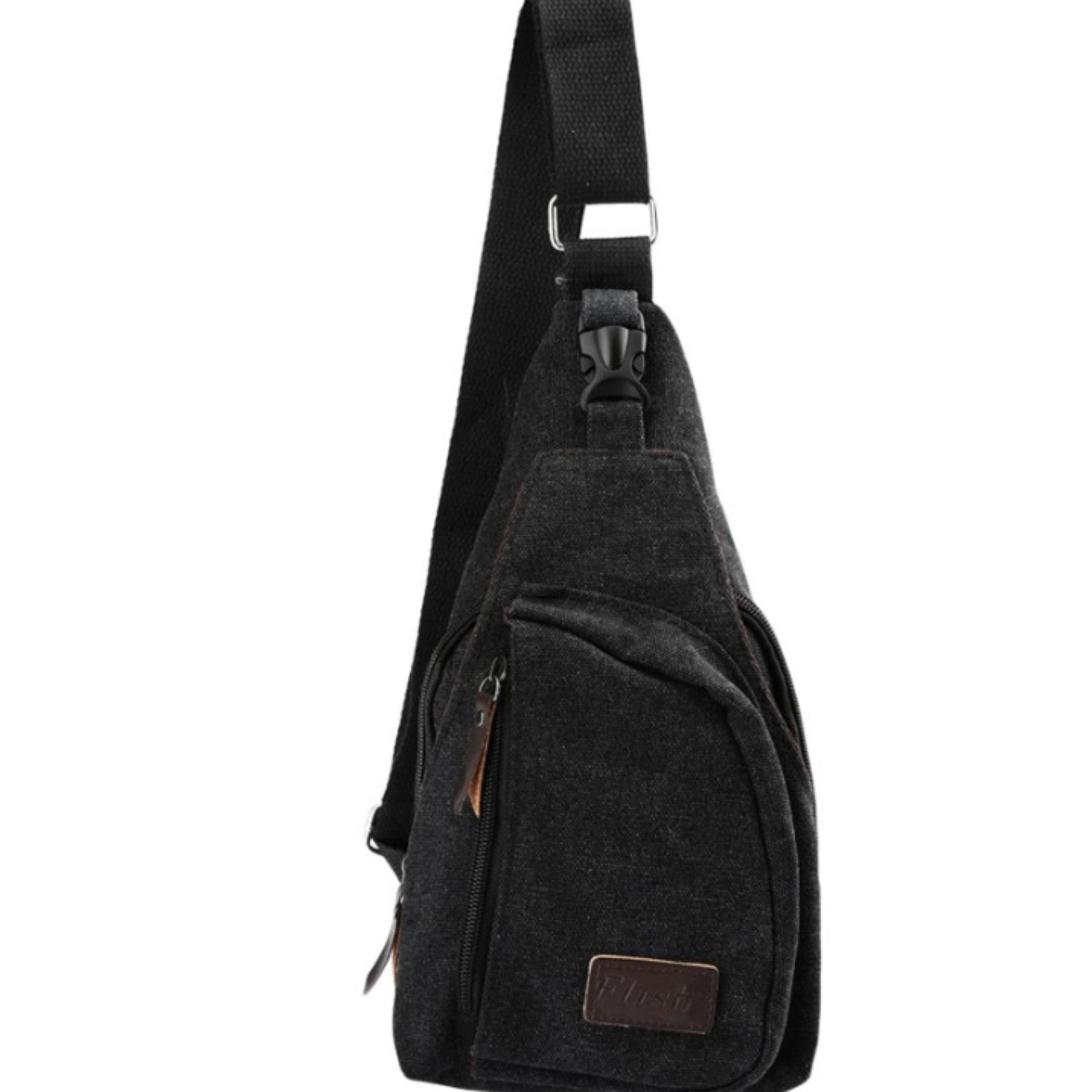 Ormano Bodypack Sling Bag Tas Fashion Selempang Pria - Hitam