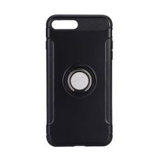 Oscar Menyimpan Ponsel Terbaru Teknologi Kapal Gratis Carbon Fiber Wein Kasus Cover Kulit Shell untuk IPhone 7 Plus 360 ° Rotating Ring-Intl
