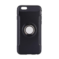 Oscar Menyimpan Ponsel Terbaru Teknologi Kapal Gratis Carbon Fiber Wein Kasus Cover Kulit Shell untuk IPhone6 6 S dengan 360 ° Rotating Ring-Intl