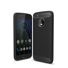 Oscar Menyimpan Ponsel Terbaru Teknologi Kapal Gratis untuk Motorola MOTO G5 PLUS Anti Gulat Serat Karbon Shell Plastik Cover-Intl