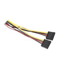 Oscar Toko IDE Ke X 15 Pin SATA Satu Split Dua Adaptor Daya Kabel Cord Lead Line Konektor-Internasional