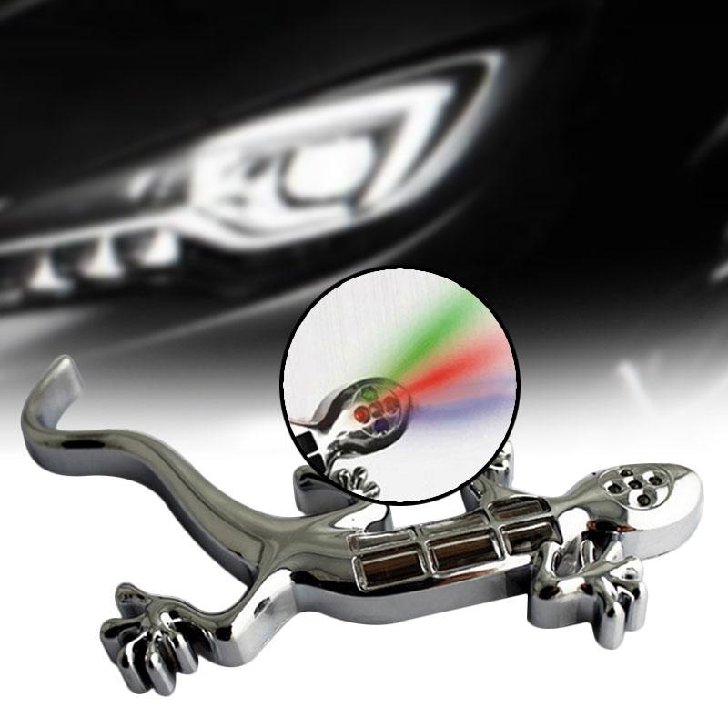 Oscar Toko Lighting Profesional Aksesoris LED Solar Energi Gecko Grafis Fancy Mobil Stiker Oto Brake Lampu Waspada Light-Intl