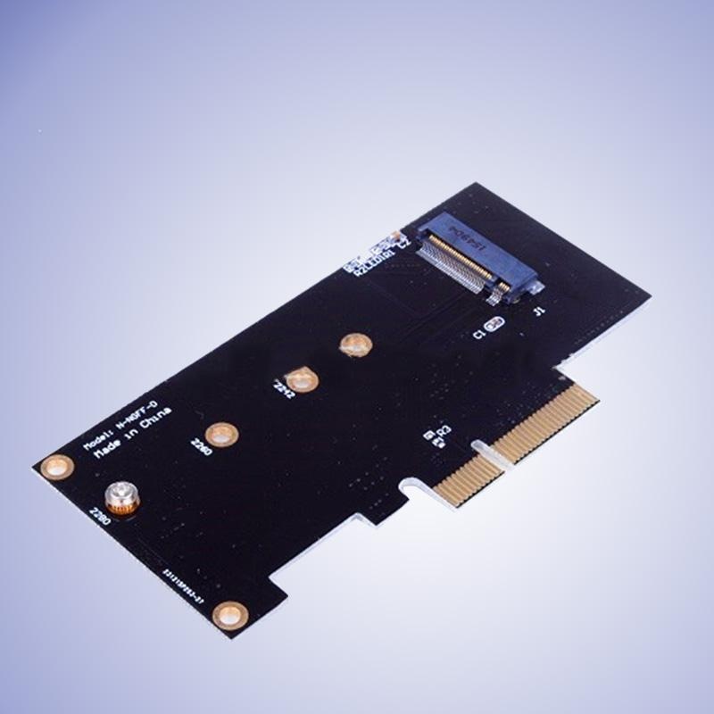 Oscar Toko M Key M.2 NG SSD Ke PCI-E X4 Slot Kartu Adaptor untuk 2280 2230 2242 2260-Internasional
