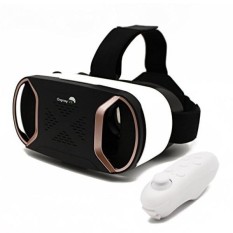 Ospreyvr Headset dengan Jarak Jauh Nirkabel-3D Realitas Maya Kacamata Olahraga untuk iPhone Samsung HTC Android Smartphone-Augmented Realitas Biru perlindungan Cahaya Kacamata dengan Ventilasi Panas-Kulit Mata Bantal-Internasional