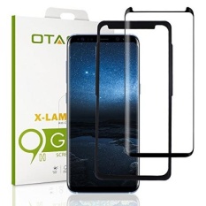 OTAO Samsung Galaxy S8 Plus Tempered Glass Screen Protector [Update Versi] dengan Instalasi Nampan-Internasional