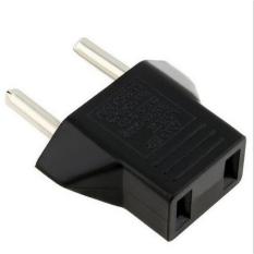 Over steker universal sambungan kepala adaptor gepeng charger xiaomi colokan listrik adapter - Hitam