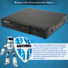 Owsoo 4CH Channel Penuh 1080N (960*1080) AHD DVR Hvr NVR H.264 HDMI P2P Cloud Jaringan ONVIF Digital Perekam Video + 1 TB HDD Dukungan Merekam Audio Kontrol Telepon Deteksi Gerakan Email alarm PTZ untuk CCTV Kamera Pengawas Keamanan Sistem-Intl