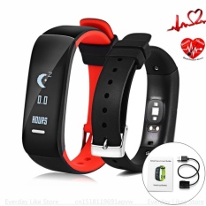 P1 Smartband Watch Tekanan Darah Smart Gelang Monitor Detak Jantung Smart Gelang Kebugaran untuk Android IOS Ponsel Smart Band & N -Intl
