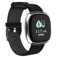 P2 Gelang Smart Jam Heart Rate Tekanan Darah Monitor Detak Jantung Bluetooth IP67 Air Bukti Olahraga Gelang untuk Android dan IOS-Intl