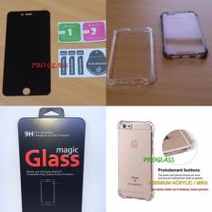 PAKET ANTISPY Tempered Glass + Acrylic Anticrack Case IPHONE 5 / 5s / se
