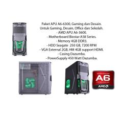 Paket APU A6-6300, Gaming dan Desain