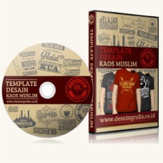Paket DVD Design Kumpulan Koleksi Desain KAOS DISTRO MUSLIM VOL 1