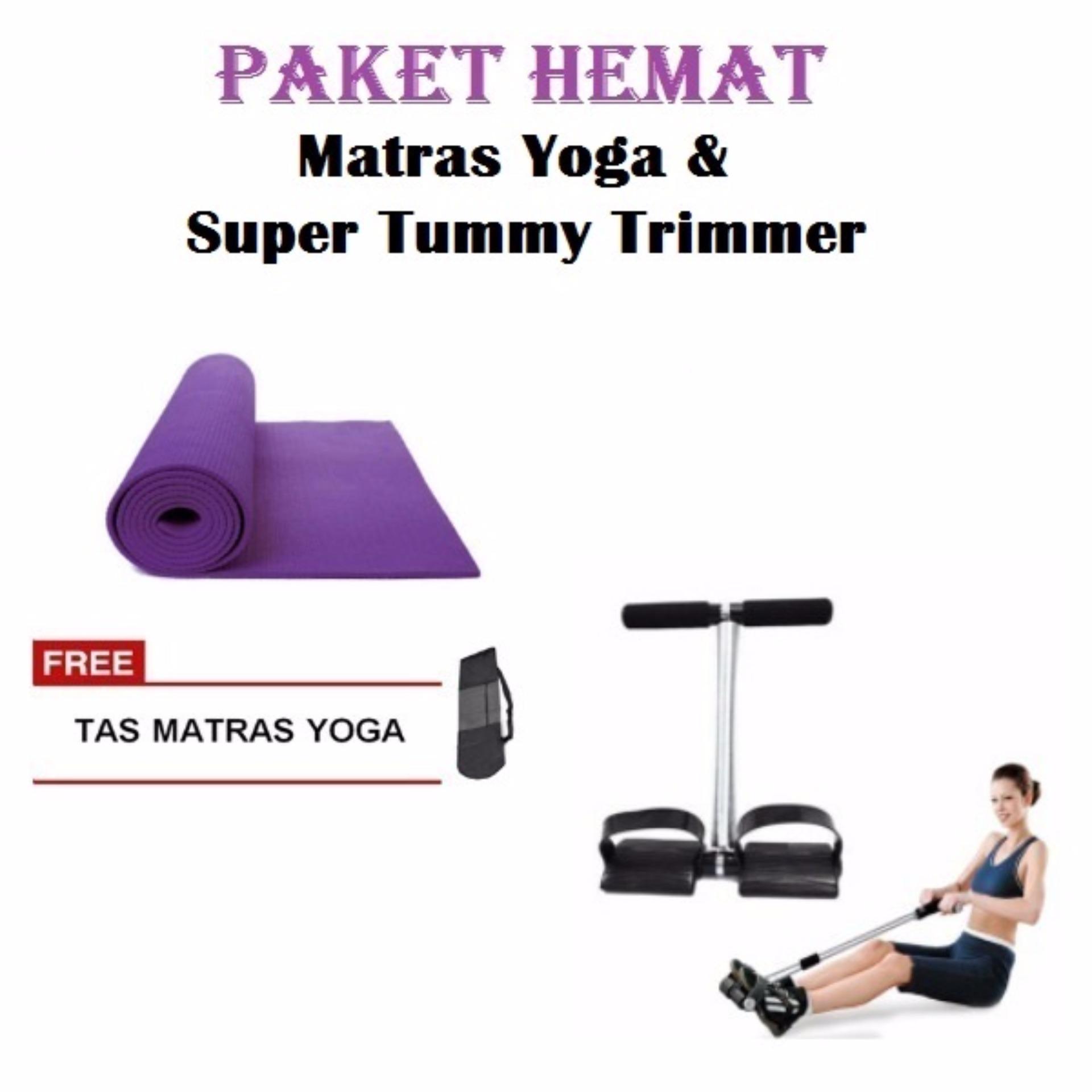 Paket Hemat Matras Yoga tebal 8mm Dan Super Tummy Trimmer Lazada Indonesia .