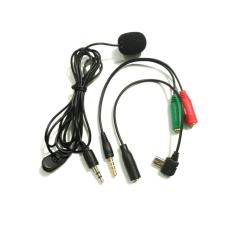 Microphone Eksternal 3.5mm Untuk Motovlog Action Camera Gopro Xiaomi Yi SjCam Bpro Kogan Eken Smartphone Laptop