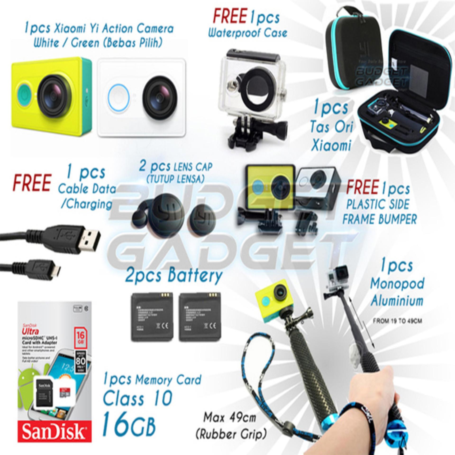 Paket Lengkap Terjangkau Xiaomi Yi Camera