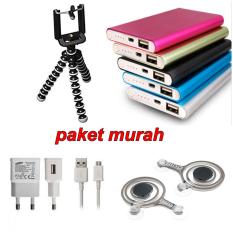 Paket Murah Tripod Mini Gorilla+Power Bank Slim+Joystick Game+Charger Samsung