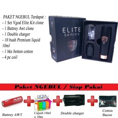 PAKET NGEBUL VAPOR VGOD ELITE - Vape RDTA Rokok Elektrik (tidak dapat pilih warna)