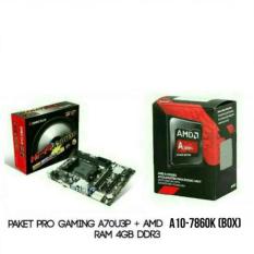 PAKET PRO GAMING / BIOSTAR A70U3P + AMD A10 7860K(BOX) + RAM 4GB DDR3