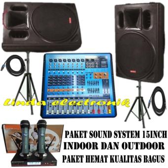 Paket Sound System 15inch Baretone Dan Cleve Audio Portable