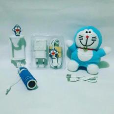 Paket Special Karakter Doraemon 3in ( Powerbank Boneka + Charger + Tongsis )