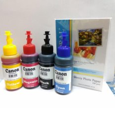 PAKET TINTA CANON 4 WARNA BONUS PHOTO PAPER