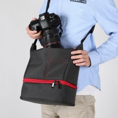 PALIGHT Portable Tas Kamera DSLR SLR Tas Tahan Air Travel Bags Fotografi Ransel-Intl