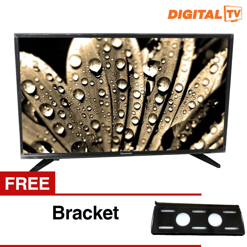 Panasonic 32 inch LED Digital HD TV - Hitam (Model TH-32E306) + Gratis Bracket