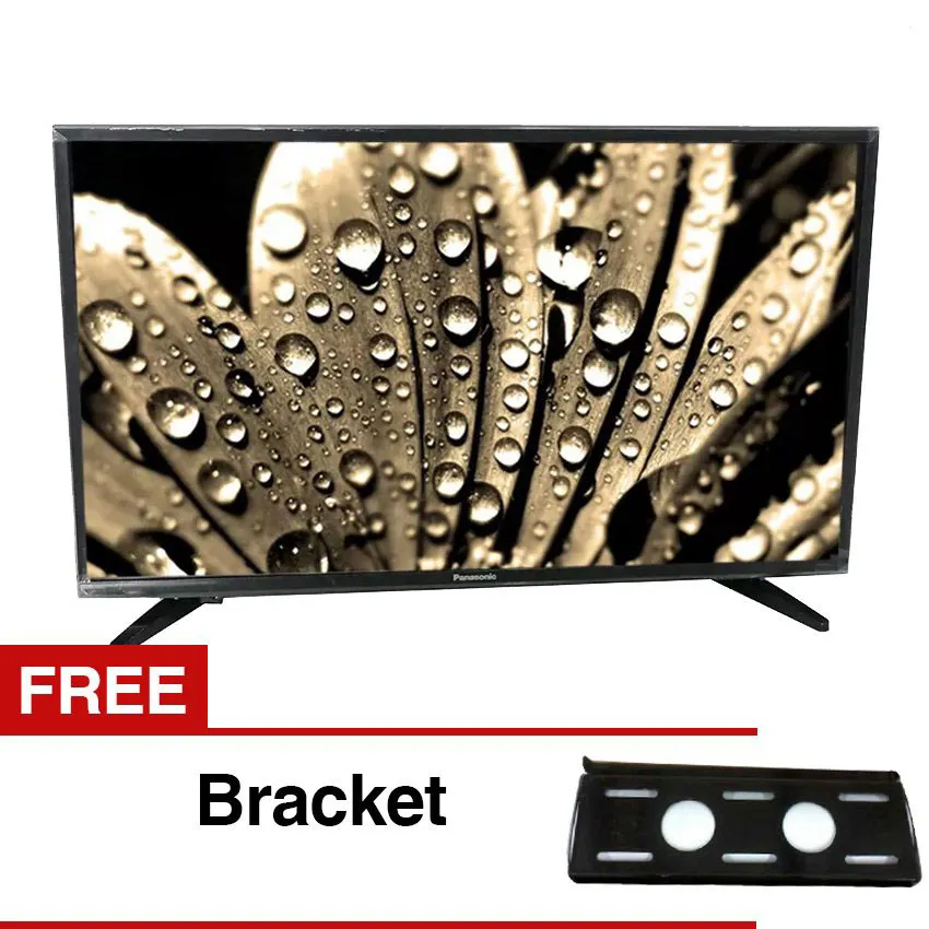 Panasonic 32 inch LED HD TV - Hitam (Model TH-32E302) + Gratis Bracket