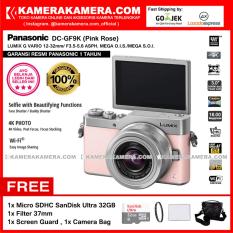 Panasonic DC-GF9K Pink Rose 4K Mirrorless Camera GF9 Post Focus 16MP (Garansi Resmi) Free MicroSD SanDisk Ultra 32GB + Screen Guard + Filter 37mm + Camera Bag