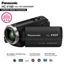 PANASONIC HC-V180 Handycam 28mm WIDE 10.0MP 90x Intelligent Zoom 5 Axis HYBRID FULL HD Camcorders (GARANSI RESMI)