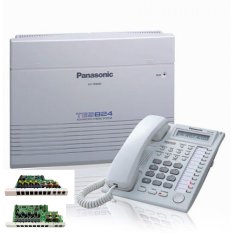 Panasonic PABX PBX KX-TES824 - 8 CO Line - 24 Extension + Key Display Phone Telepon KX-T7730- Putih