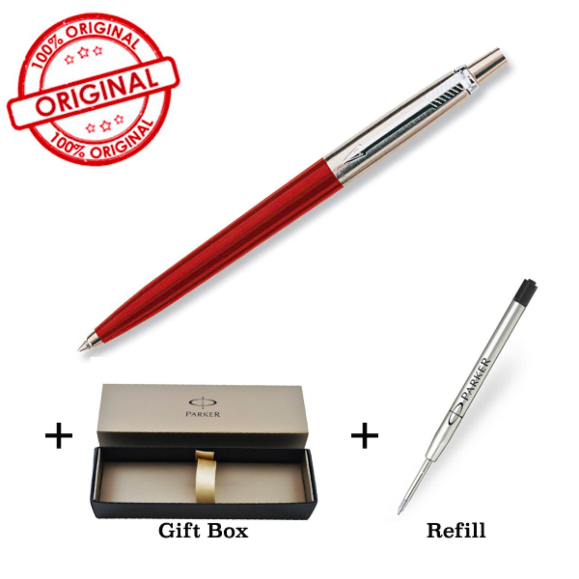 Parker Pulpen JT Special Black Ball Pen Medium / Paket Pulpen Parker Jotter - Merah
