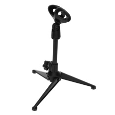 PC-03 Folding Adjustable Desktop Microphone Stand Holder Portable Tripod - intl