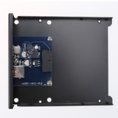 PC Front Floppy Motherboard 20Pin untuk USB3.0 AF Tipe-c Port Ekstensi Panel (Hitam)-Intl