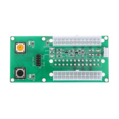 PC Multi Power 4Pin Daya Utama 2 X 24Pin Sekunder Power Sync Boot Board (Hijau)-Intl