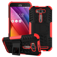 Case Asus Zenfone 2 Laser ZE500KG ZE500KL 5 Inch Dengan Penyangga Warna Merah