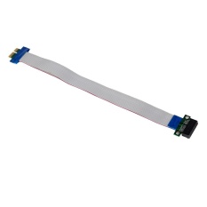 PCI-E 1X Slot Riser Kartu Extender Ekstensi Pita FLEX Kabel PCI-Express Memimpin-Intl