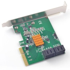 PCI-Express Hyperduo SATA 6G Kartu PCI-E Ke 2x SATA3.0 RAID 0,1 10 Kartu Marvell 8-Intl
