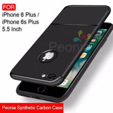 Peonia Synthetic Fiber Carbon Ultraslim Hybrid Case for iPhone 6 Plus, iPhone 6s Plus 5.5 Inch ( sama ukuran )