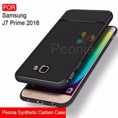 Peonia Synthetic Fiber Carbon Ultraslim Hybrid Case for Samsung Galaxy J7 Prime , On7 Prime, G610f dan J7 Prime 2 , J7 Prime 2018 , G611FF/DS (sama ukuran)