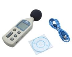 Sempurna 30-130dB USB Digital Tingkat Tekanan Suara Meter Desibel Kebisingan Tester (Abu-abu)-Intl