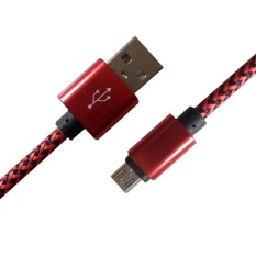 Perlinta 1M USB 2.0 To Micro 5Pin USB Data Transmit Charging CableFor Samsung Sony And HTC (Red) - intl
