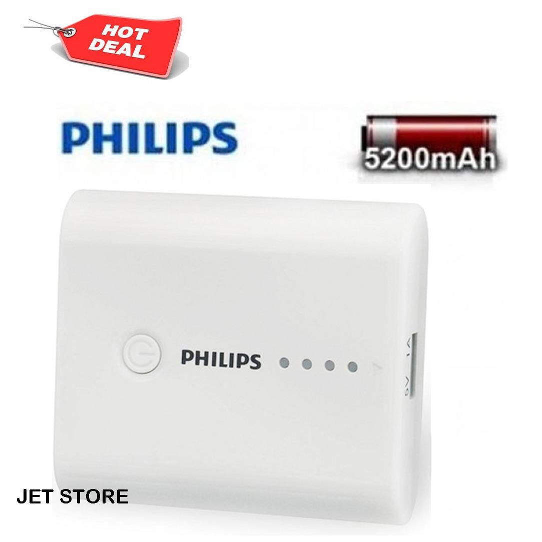 Philips Original Power Bank 5200 mAh New DLP-5202 